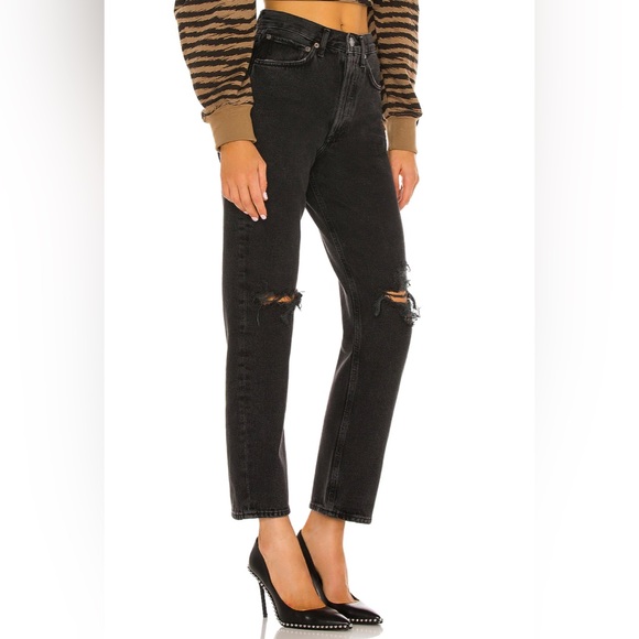 👖 AGOLDE 90s BLACK DENIM JEANS - Picture 4 of 13